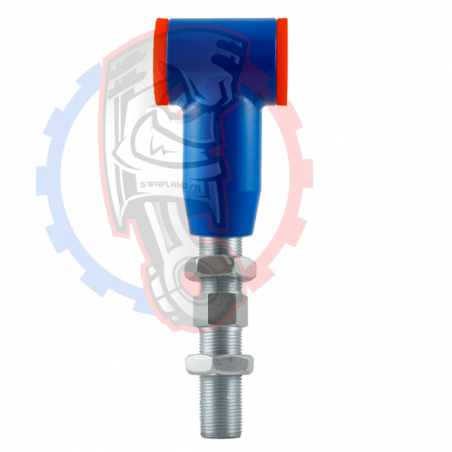 Bras inférieur arrière réglable BMW E36 E46 80ShA bleu- Swapland -