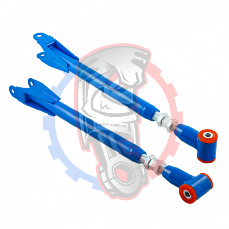 Bras inférieur arrière réglable BMW E36 E46 80ShA bleu- Swapland -