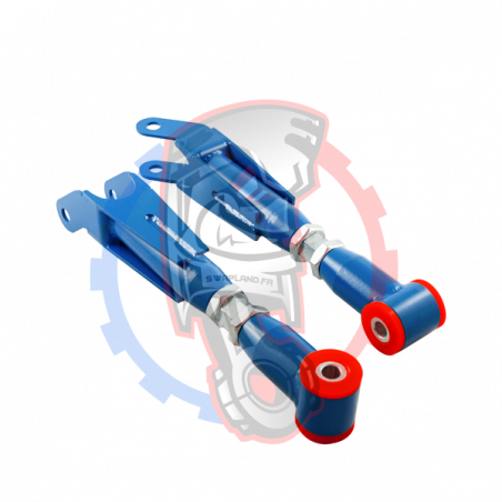 Bras inférieur arrière réglable Nissan 350Z 80ShA bleu- Swapland -