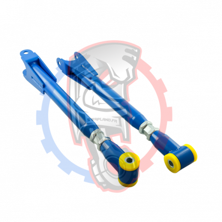 Biellette supérieur arrière réglable Nissan 350Z 90 ShA bleu- Swapland -