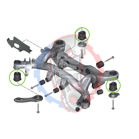 Silent bloc renforcé de train arrière BMW E90 E92 E82 - Swapland -