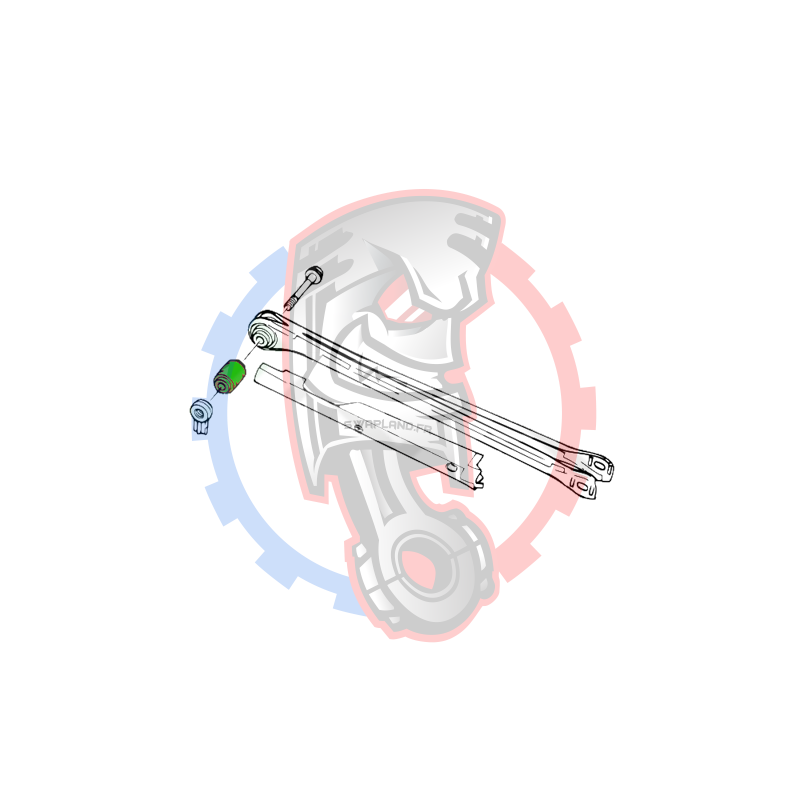 Silent bloc renforcé de bras suspensionBMW E36 E46 n°6- Swapland -