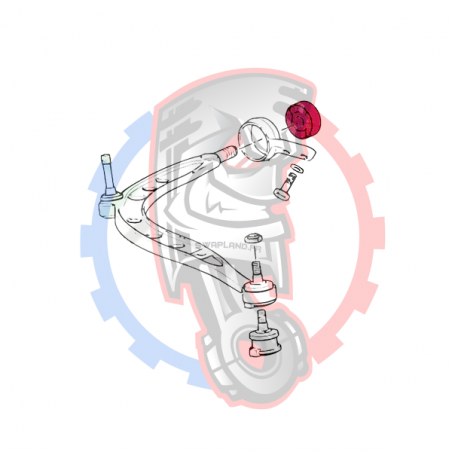 Silent bloc renforcé de triangle inférieur avant BMW E30 E36 - Swapland -