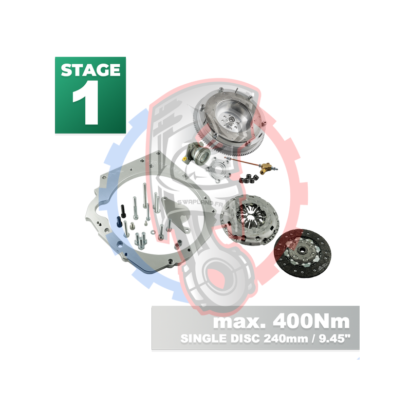 Kit embrayage stage 1 pour moteur Honda K K20 K24 avec boite Mazda RX-8 6-speed - 240mm