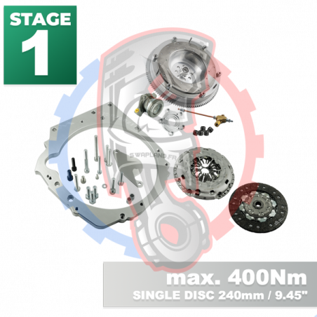 Kit embrayage Stage 1 conversion moteur Honda K20 K24 boite Mazda RX-8 6-speed - 240mm