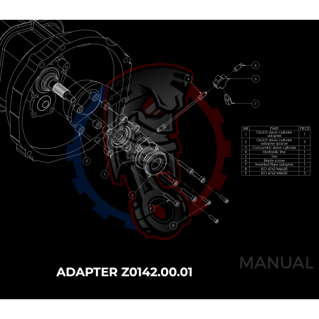Kit embrayage Stage 1 conversion moteur Honda K20 K24 boite Mazda RX-8 6-speed - 240mm