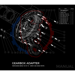 Kit embrayage Stage 1 conversion moteur M112 M113 M113K boite BMW M57N2 6-speed HGU HGK / N54 - 240mm 2