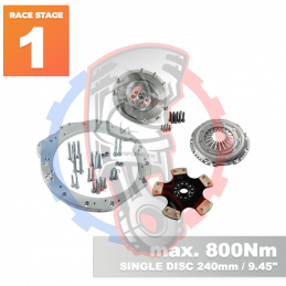 Kit embrayage Race Stage 1 conversion moteur Mercedes M112 M113k boite BMW M57N2 6-speed HGU HGK / N54 - 240mm