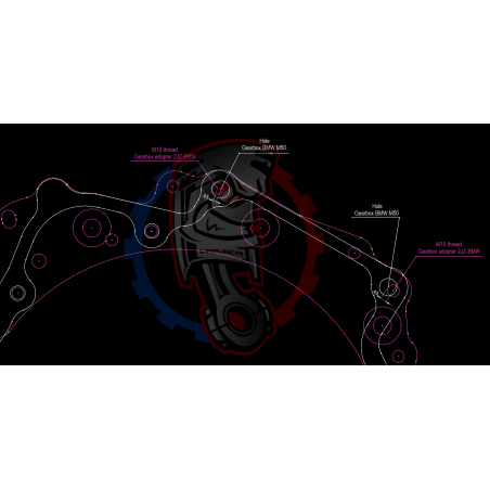 Kit embrayage Race Stage 1 conversion moteur Honda K K20 K24 boite BMW M50 S50 M52 S52 M54 - 240mm