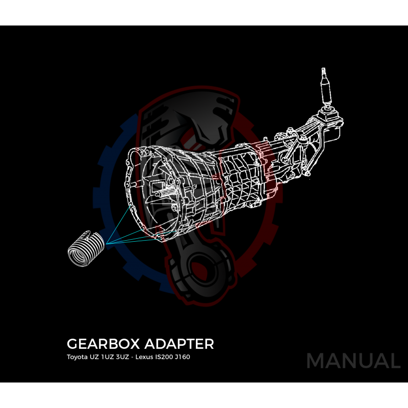 Kit embrayage stage 1 conversion moteur Toyota Lexus V8 UZ 1UZ 3UZ boite Toyota Altezza / Lexus IS200