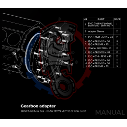 Kit embrayage stage 1 pour moteur BMW V8 M62 boite BMW E60 M57N2 6-speed HGD JGA - 240mm 2