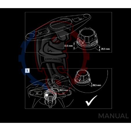Kit embrayage Race stage 2 conversion moteur Toyota JZ boite BMW M57N HGD JGA HGA - 184mm