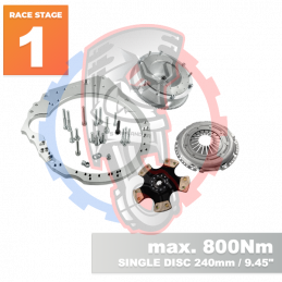 Kit embrayage Race Stage 1 conversion moteur Honda K20 K24 boite BMW M57 / E46 S54 M3 - 240mm
