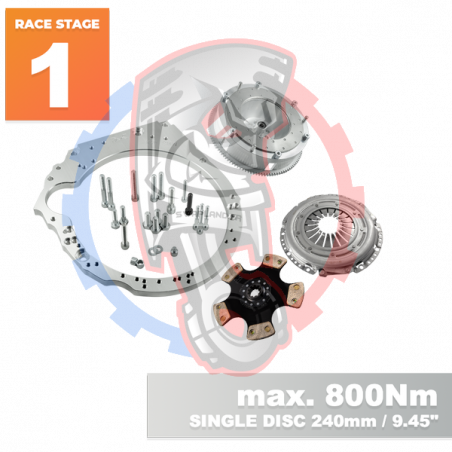Kit embrayage Race Stage 1 conversion moteur Honda K20 K24 boite BMW M57 / E46 S54 M3 - 240mm