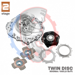 Kit embrayage Race stage 2 conversion moteur Toyota JZ boite BMW M57N HGD JGA HGA - 184mm