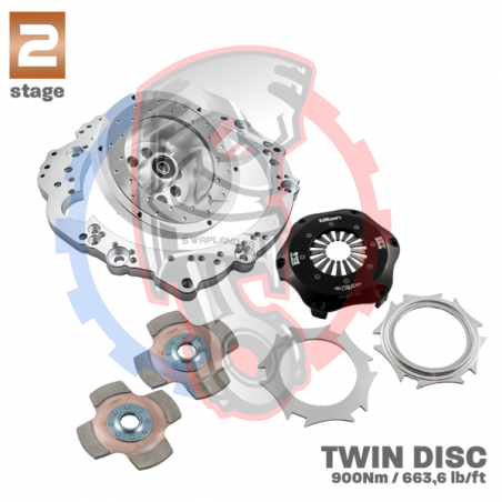 Kit embrayage Race stage 2 conversion moteur Toyota JZ boite BMW M57N HGD JGA HGA - 184mm