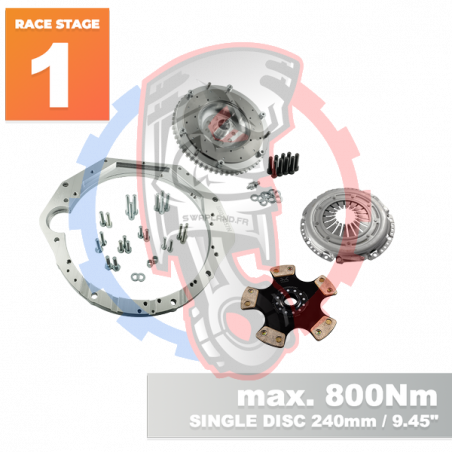 Kit embrayage Race Stage 1 conversion moteur BMW M62 boite BMW M57N HGU HGK - 240mm