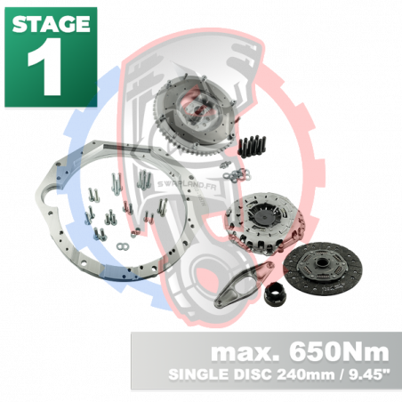 Kit embrayage stage 1 pour moteur BMW V8 M62 boite BMW E60 M57N2 6-speed HGD JGA - 240mm
