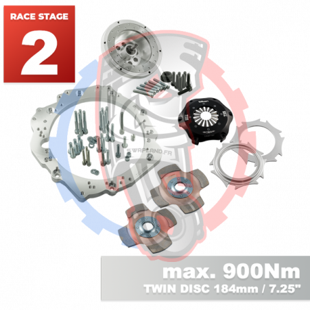 Kit embrayage Race stage 2 conversion moteur Toyota JZ boite BMW M57N HGU HGK / N54 - 184mm
