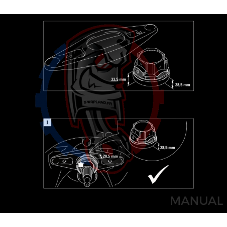 Kit embrayage Race stage 2 conversion moteur Toyota JZ boite BMW M57N HGU HGK / N54 - 184mm
