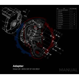 Kit embrayage Race Stage 1 conversion moteur Nissan SR SR20 SR20DE SR20DET boite BMW M57N M57N2 6-speed HGD JGA HGA - 240mm 2