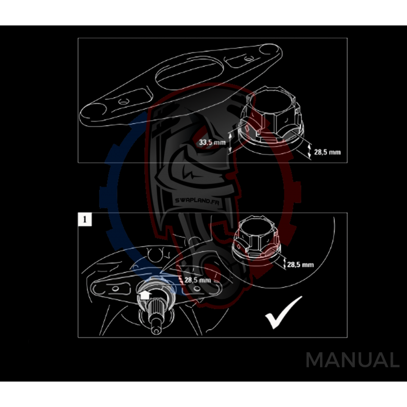 Kit embrayage Race Stage 1 Nissan SR SR20 SR20DE SR20DET boite BMW M57N2 6-speed HGU HGK / N54 - 240mm