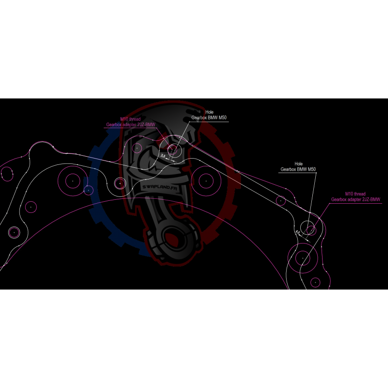 Kit embrayage Stage 1 conversion moteur Nissan SR SR20 SR20DE SR20DET boite BMW M57 / E46 S54 M3 - 240mm