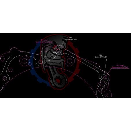 Kit embrayage Stage 1 conversion moteur Nissan SR SR20 SR20DE SR20DET boite BMW M57 / E46 S54 M3 - 240mm