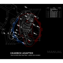 Kit embrayage Stage 1 conversion moteur Nissan RB RB20 RB25 RBB6 RB30 boite Nissan 350Z Z33 370Z Z34 CD009 - 250mm 2