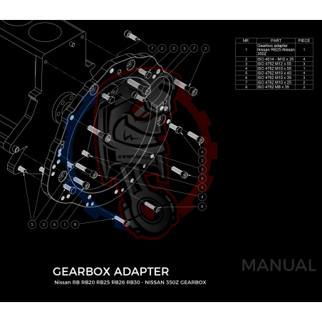 Kit embrayage Stage 1 conversion moteur Nissan RB RB20 RB25 RBB6 RB30 boite Nissan 350Z Z33 370Z Z34 CD009 - 250mm