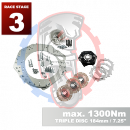 Kit embrayage Race stage 3 conversion moteur GM Chevrolet LSX boite BMW M57N HGU HGK / N54 - 184mm