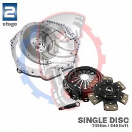 Kit embrayage stage 2 conversion moteur GM Chevrolet LS pour boite Nissan 350Z Z33 370Z Z34 - 250mm