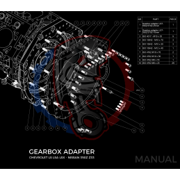 Kit embrayage stage 1 conversion moteur GM Chevrolet LS pour boite Nissan 350Z Z33 370Z Z34 - 250mm 2