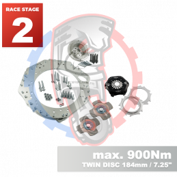 Kit embrayage Race stage 2 conversion moteur GM Chevrolet V8 LS LSX LSA LT1 boite BMW M57N2 6-speed HGD JGA - 184mm