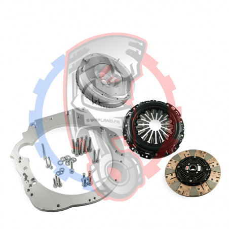 Kit embrayage Stage 1 conversion moteur Honda K K20 K24 boite Nissan 350Z Z33 370Z Z34 CD009 - 250mm