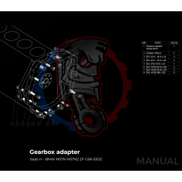 Race Stage 1 Saab H B204 B205 B234 B235 boite BMW M57N2 6-velocidades HGU HGK - 240mm 2