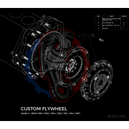 Kit embrayage Race Stage 1 Saab H B204 B205 B234 B2355 boite manuelle BMW M57 / E46 S54 M3 - 240mm 2