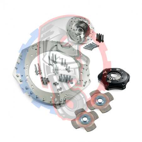 Kit embrayage Race stage 2 conversion moteur GM Chevrolet V8 LS LS1 LS3 LS7 LM7 LQ boite BMW M57N2 6 vitesses HGD JGA - 184mm