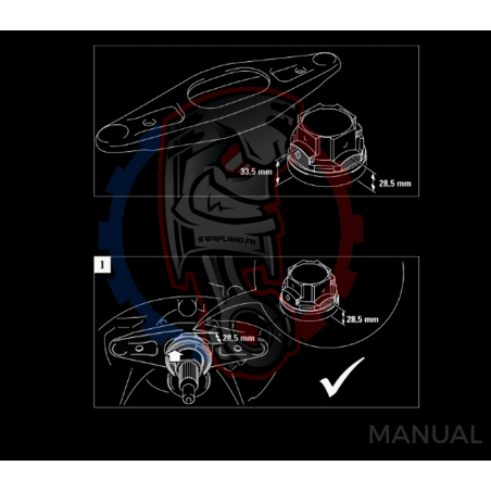 Kit embrayage Race stage 2 conversion moteur GM Chevrolet V8 LS LS1 LS3 LS7 LM7 LQ boite BMW M57N2 6 vitesses HGD JGA - 184mm