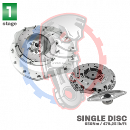 Kit embrayage Stage 1 conversion moteur Mercedes-Benz M113 M113K AMG sur Boite BMW M57N2 6 vitesses HGU HGK / N54 - 240mm