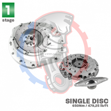 Kit embrayage Stage 1 conversion moteur Mercedes-Benz M113 M113K AMG sur Boite BMW M57N2 6 vitesses HGU HGK / N54 - 240mm