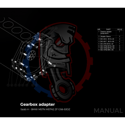 Kit embrayage  Stage 1 Saab H B204 B205 B234 B235 boite BMW M57N2 6-Vitesses HGU HGK - 240mm 2