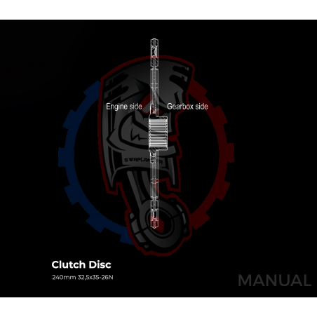 Kit embrayage Stage 1 Audi V8 4.2 ABZ boite BMW M57N2 HGD JGA 6 Vitesses - 240mm