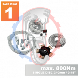 Kit embrayage Race Stage 1 conversion moteur Mercedes-Benz M113 M113K AMG boite BMW M57N2 6-Vitesses HGD JGA - 240mm