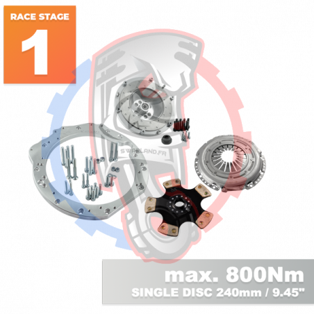 Kit embrayage Race Stage 1 conversion moteur Mercedes-Benz M113 M113K AMG boite BMW M57N2 6-Vitesses HGD JGA - 240mm