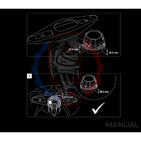 Kit embrayage Race Stage 1 conversion moteur Mercedes-Benz M113 M113K AMG AMG boite BMW M57N2 6-Vitesses HGU HGK / N54 - 240mm