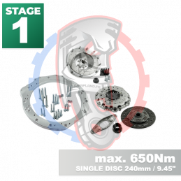 Kit embrayage Stage 1 conversion moteur Mercedes-Benz M113 boite BMW M57N HGU HGK / N54 - 240mm