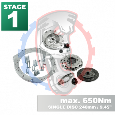 Kit embrayage Stage 1 conversion moteur Mercedes-Benz M113 boite BMW M57N HGU HGK / N54 - 240mm