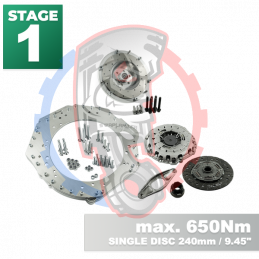Kit embrayage Stage 1 conversion moteur GM Chevrolet V8 LS LS1 LS3 LS7 LM7 LQ boite BMW M57N2 6-Vitesses HGD JGA - 240mm