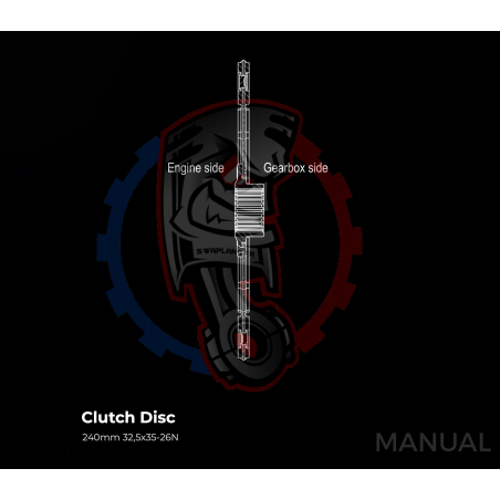 Kit embrayage Race Stage 1 conversion moteur GM Chevrolet V8 LS LS1 LS3 LS7 LM7 LQ boite BMW M57N2 6-Vitesses HGU HGK / N54 - 24